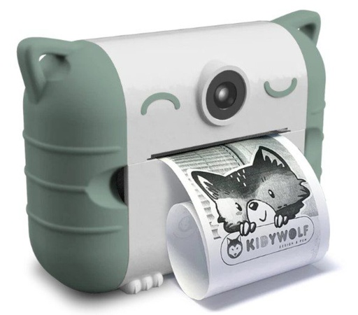 [KI-1221] Kidyprint Appareil photo impression thermique Vert