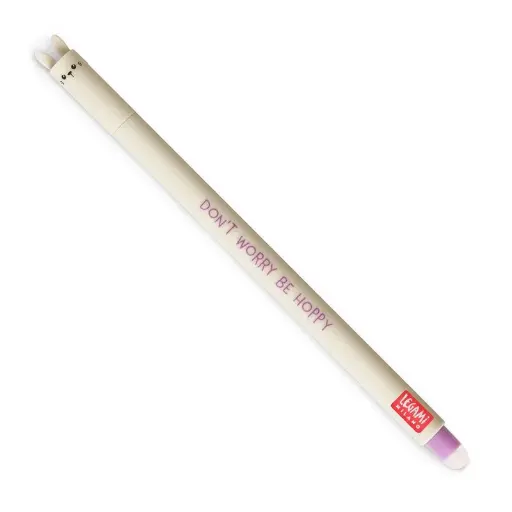 [LE-9862] Stylo à encre gel effaçable lapin - Legami 