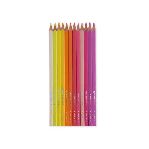 [LE-5890] Set de 12 Crayons de couleur Sunset palette - Legami