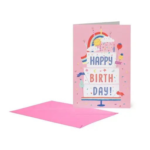 [LE-8741] Happy birthday Rainbow Cake - Legami 