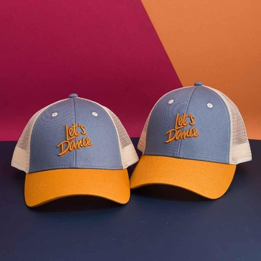 [CH-8855] Casquette Let's Dance moutarde 7-12 ans Chamaye  