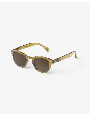 [IZ-2885] Lunettes de soleil Izipizi #C Golden Green (adulte) 