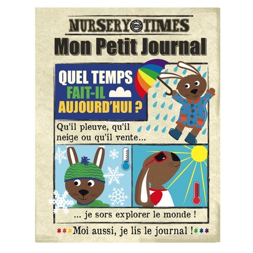 [NU-2283] Mon petit journal Crinckly La météo