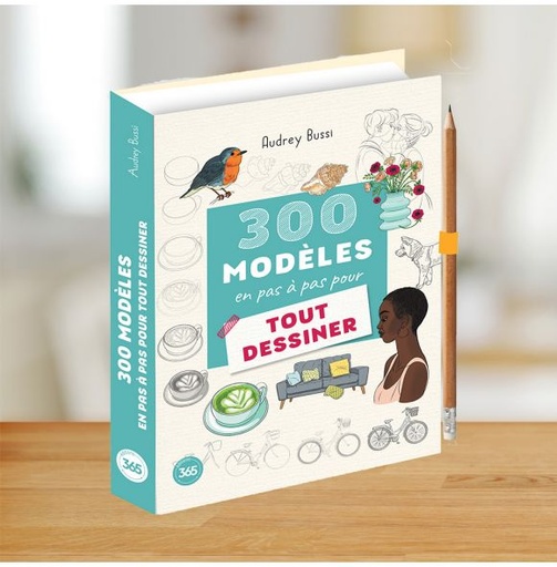 [ED_3230] 300 modèles en pas à pas pour tout dessiner 