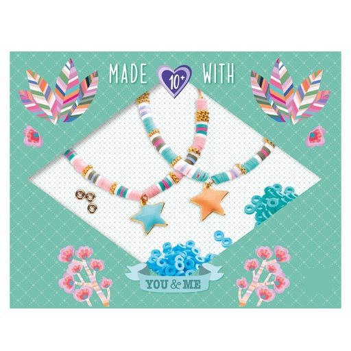[DJ-0216] Coffret Bijoux You & Me Heishi Etoiles