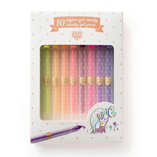[DJ-7793] 10 stylos gel candy Djeco