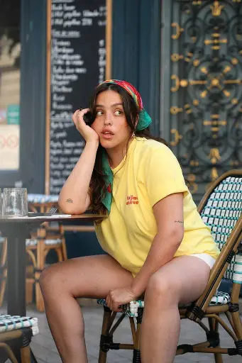 [TA-8437] T-Shirt d'allaitement La p'allaite Jaune Taille S Tajinebanane