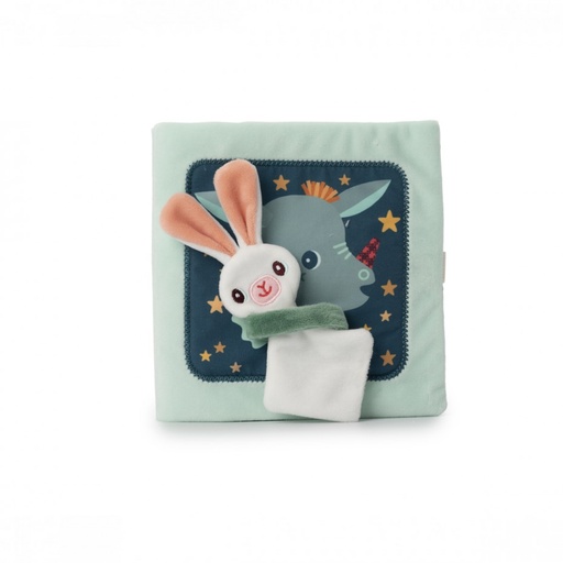 [LI-0316] Livre tissu Joe et son doudou