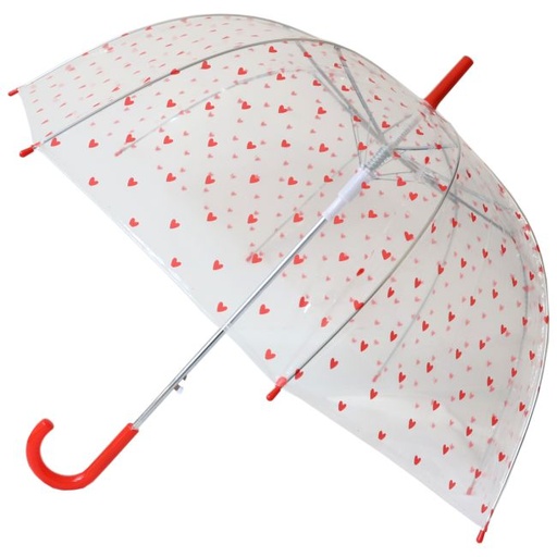 [LE-1292] Parapluie Coeurs Rouges