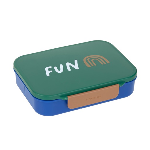 [LA-0851] Lunchbox Fun Little Gang Rainbow verte et bleue 