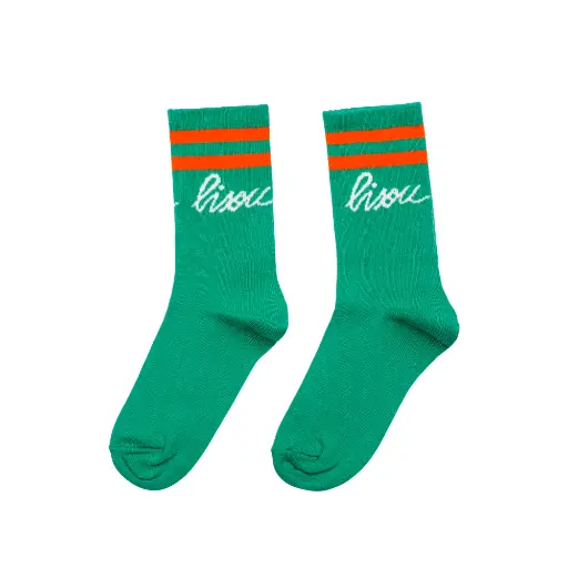 [MA-7219] Chaussettes bisou vertes