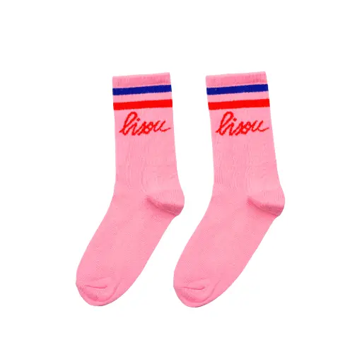 [MA-7202] Chaussettes bisou roses