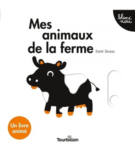 [TO-0686] Mes animaux de la ferme - blanc noir 
