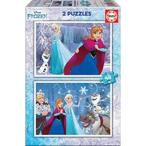 [ED-8527] 2 Puzzles Reines des Neiges 2x48 pcs 