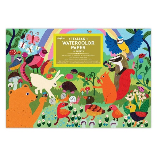 [EE-6475] Papier Aquarelle Forêt