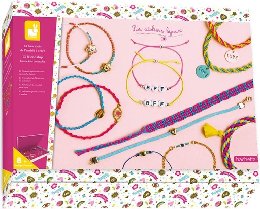[JA-9391] 13 bracelets de l'amitié à créer Janod