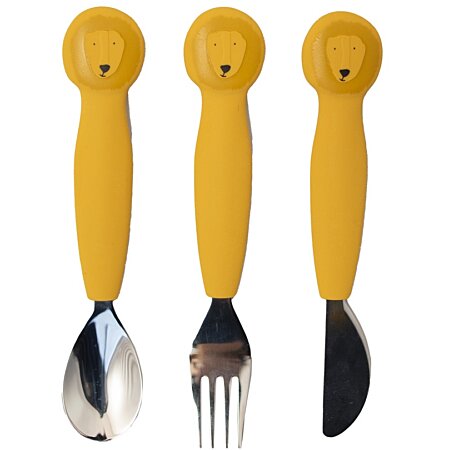 [TR-4328] Set de couverts 3 pcs Mr Lion