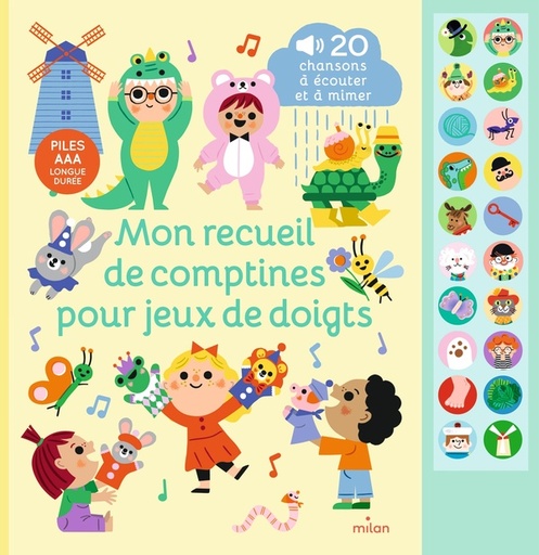 [MI-2447] Mon recueil de comptines pour jeux de doigts