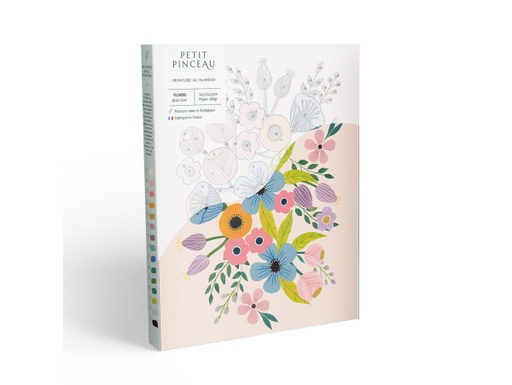 [PE-5650] Kit de Peinture au numéro Flowers by Art.iisan