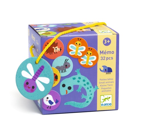 [DJ-2540] Mémo Petites Bêtes 32 pcs Djeco