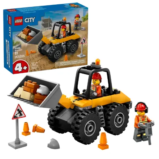 [LE-4687] Chargeuse de chantier jaune Lego City