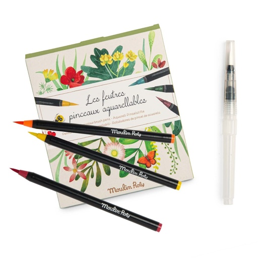 [MO-6171] 12 feutres aquarelle Le jardin du moulin