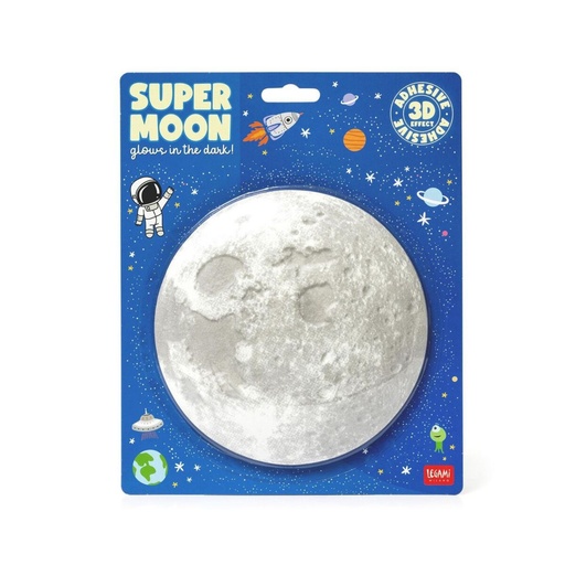 [LE-6120] Lune phosphorescente autocollante Legami
