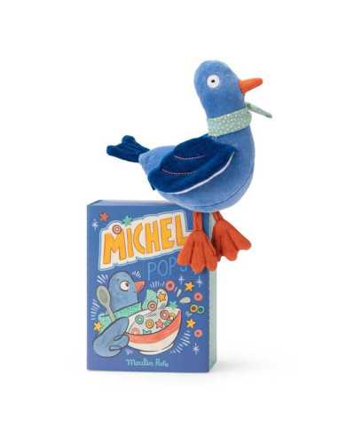 [MO-0115] Poupée Hochet Pigeon Michel Moulin Roty