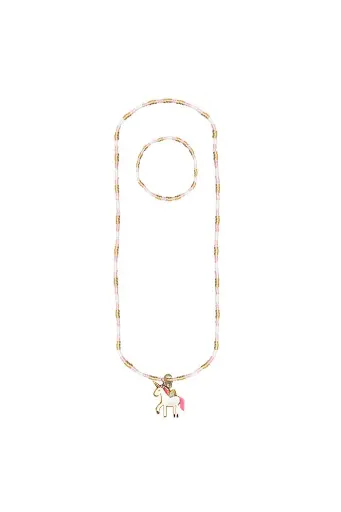 [GR-1079] Magic Unicorn Necklace + Bracelet 