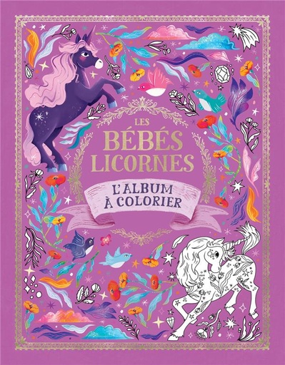 [GA-1796]  Les bébés licornes L'album à colorier 