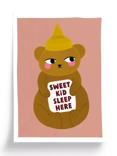 Affiche Sweet kid Taxi Brousse A4 