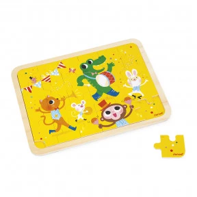 [JA-12.58] Puzzle en bois C'est la fête 24 pcs