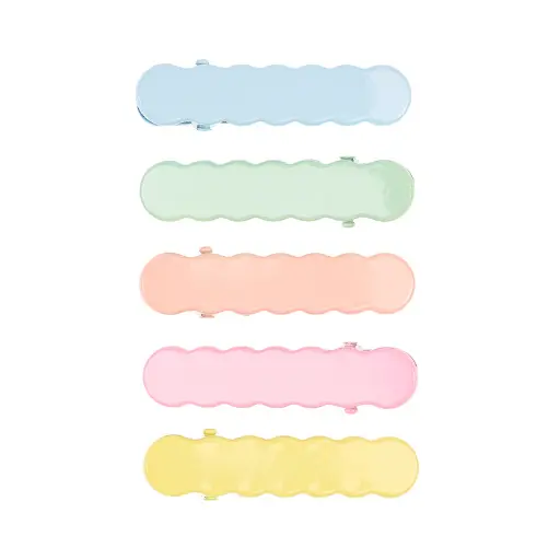 [SO-6534] Pinces à cheveux pastel - 5 pcs