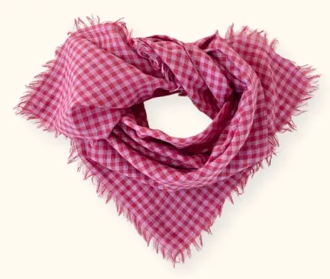 [AP-6249] Small Foulard Manika Khadi Fuchsia Apaches Collections