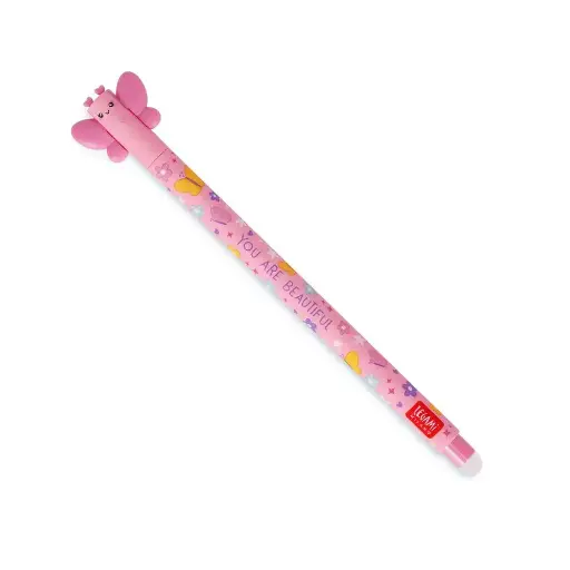 [LE-3089] Stylo à encre gel effaçable Papillon - Legami 
