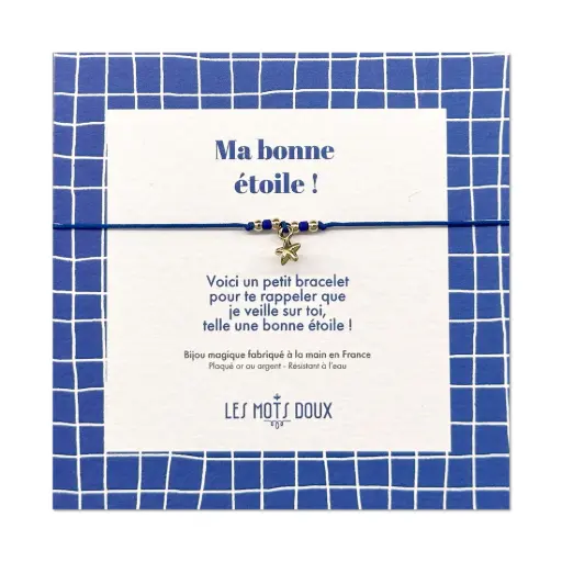 Bracelet Enfant "Ma bonne étoile" Les Mots Doux