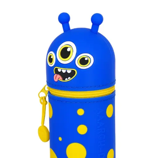 [LE-7438] Trousse en silicone souple 2 en 1 Monster Legami