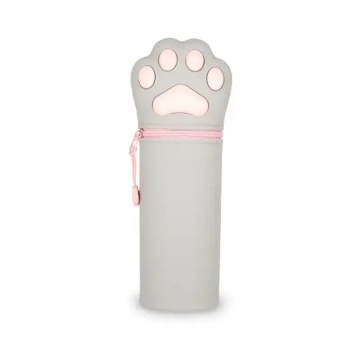 [LE-7452] Trousse en silicone souple 2 en 1 Kawaii Kitty Legami