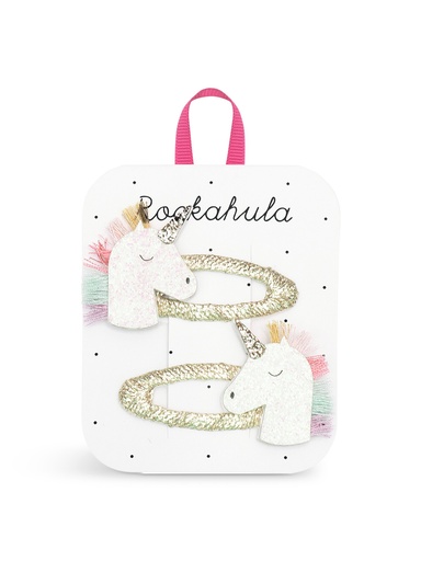 [RO-5202] Rainbow Unicorn Clips Rockahula