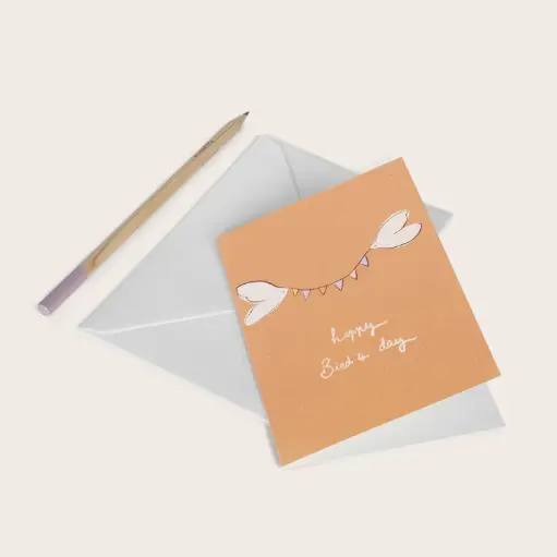 Carte fête "Happy bird's day" 