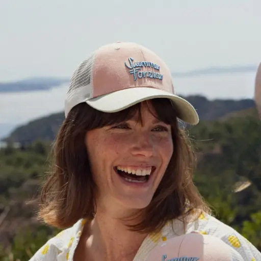 [CH-2175] Casquette Summer Forever Rose Adulte Chamaye