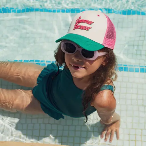 [CH-2250] Casquette Summer Forever Rose 3-6 ans Chamaye