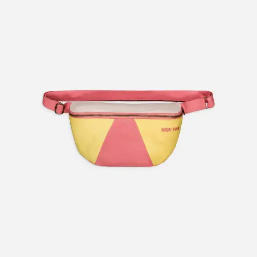 [CH-1321] Banane toile High Five Jaune & Rose Adulte Chamaye