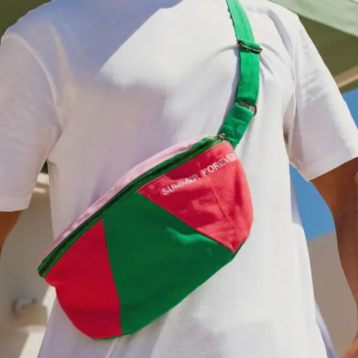 [CH-1369] Banane toile Summer Forever Fuchsia Adulte Chamaye