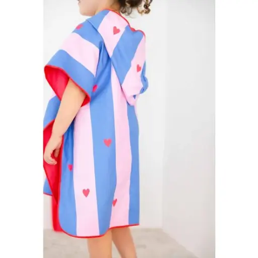 [QU-4868] Poncho de plage Cherry Quut