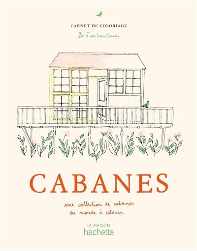 [HA-0052] Cabanes Une collection de cabanes à colorier