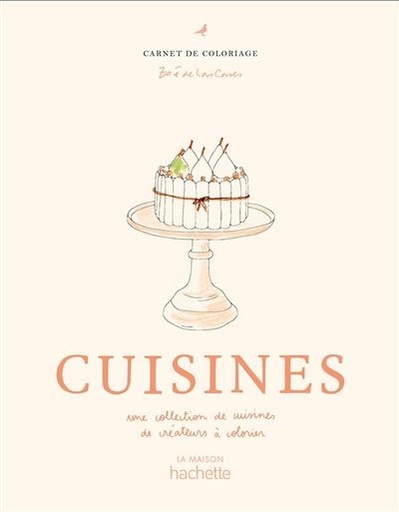 [HA-0038] Cuisines Une Collection de cuisines de créateurs à colorier