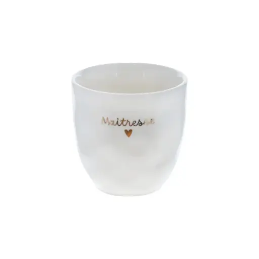 [PE-5043] Tasse Maitresse Coeur Gold
