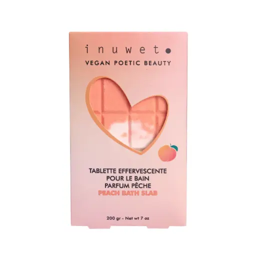 [IN-4285] Tablette effervescente pour le bain Pêche Inuwet