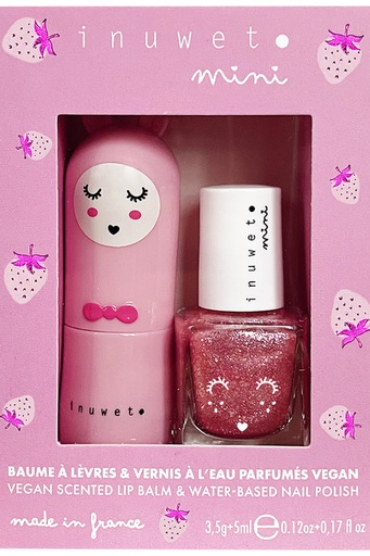 [IN-0308] Duo Baume & Vernis Fraise Inuwet